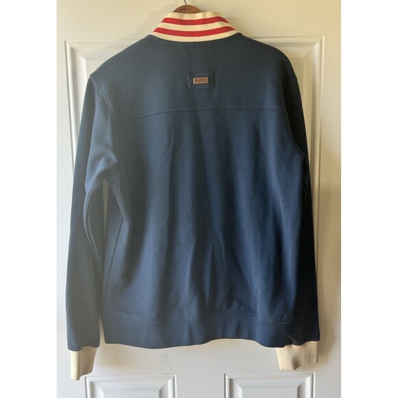LRG Track Jacket Mens M Blue Full Zip Varsity Retro Casual Pockets - Picture 7 of 10